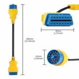 Переходник для диагностики 40 см OBD2 BMW 20 pi launch thinkcar Avtel OBDSTAR — фото 4 из 5